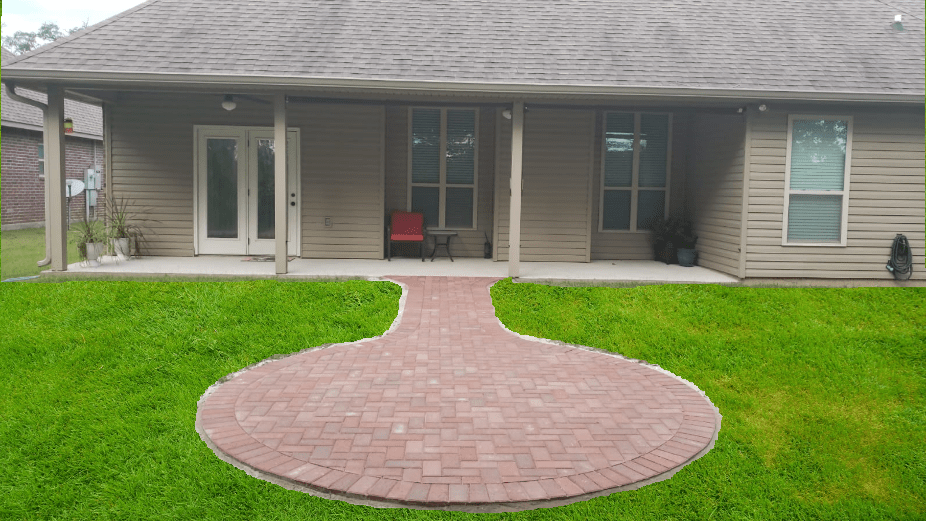 Belgard Brazos Blend Paver Patio Installation Covington LA
