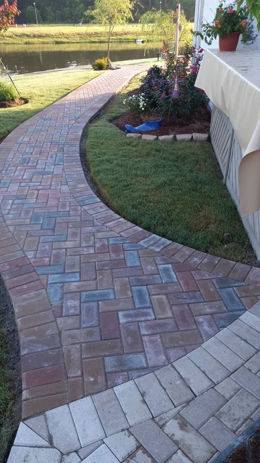 Paver walkway installation covington la