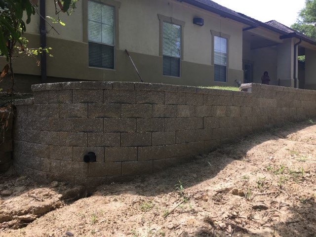 Retaining wall baton rouge la main