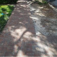 Clay Brick Walkway Installation in Mandeville, LA