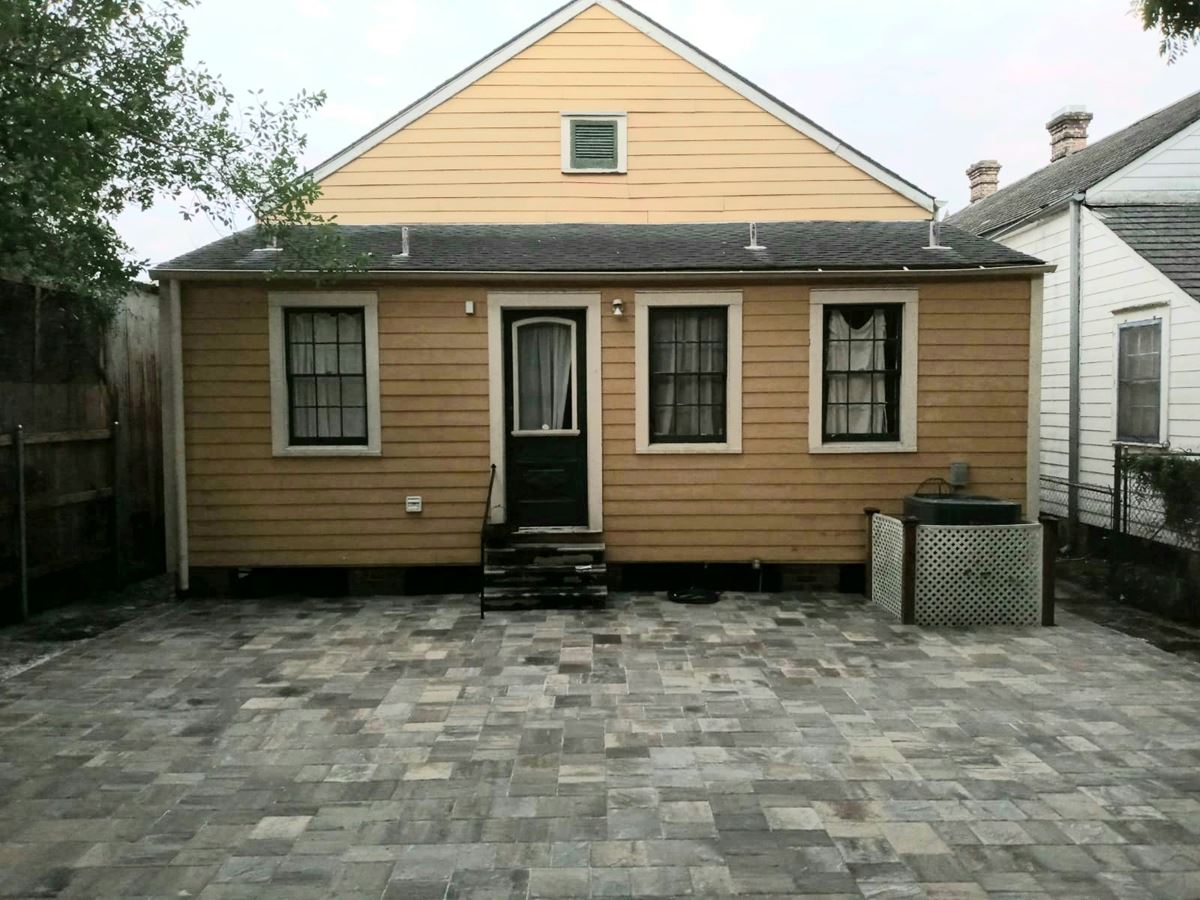 Tremron patio paver installation new orleans