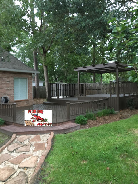 Wooden deck and pergola madisonville la