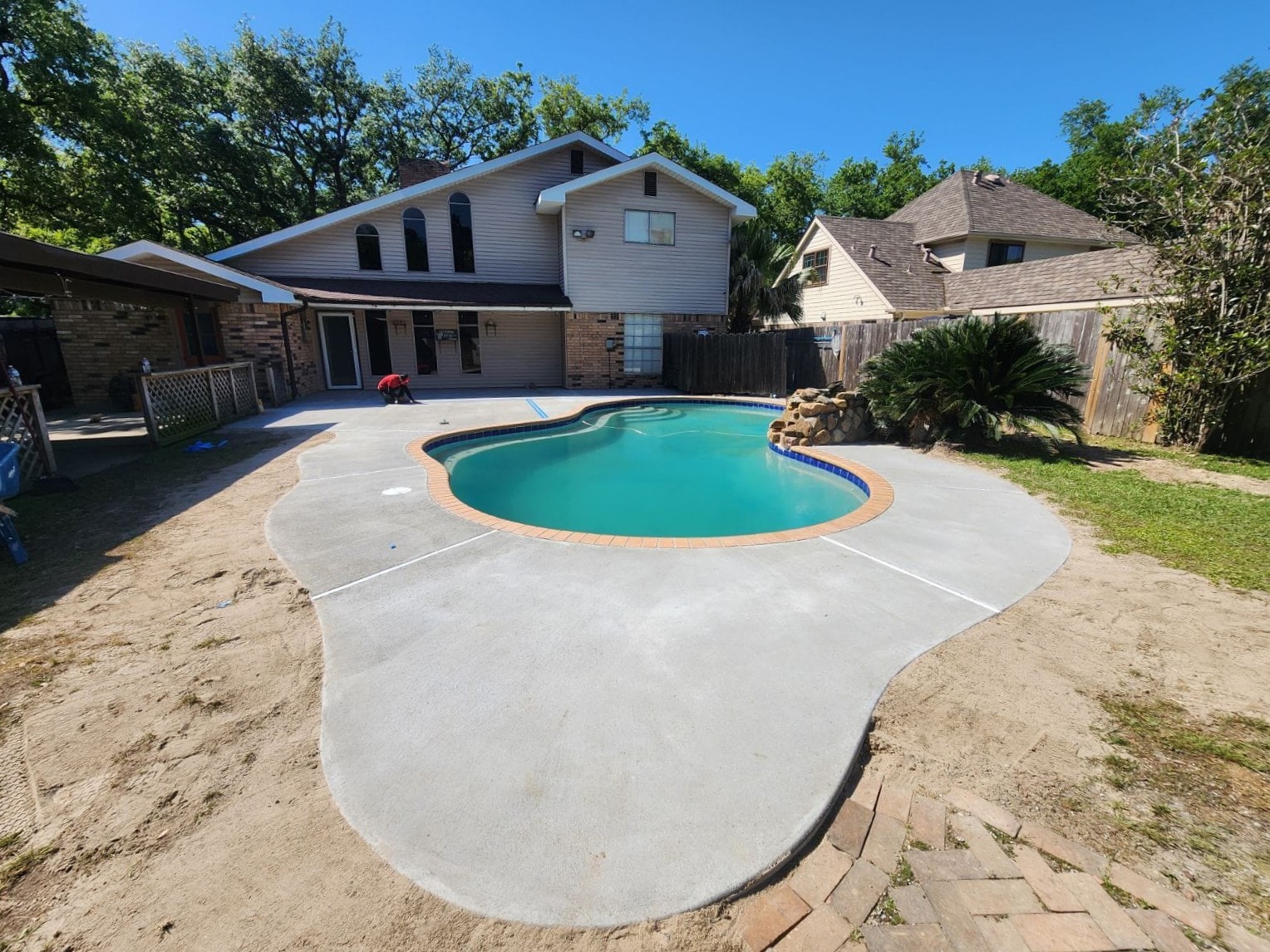 Concrete Pool Deck Replacement in the Westbank area