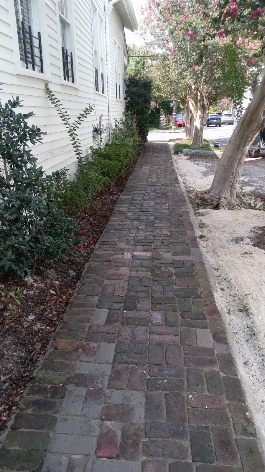 Historical Brick Restoration in New Orleans Irish Channel Neighborhood