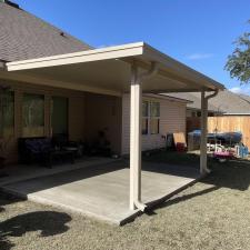 New Aluminum Patio Cover for Fresh Concrete Slab in Covington, LA